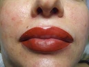 сразу после татуажа